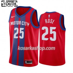 Dres Detroit Pistons Derrick Rose 25 Nike 2019-20 City Edition Swingman - Dječji